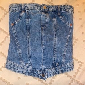 Zara Denim top